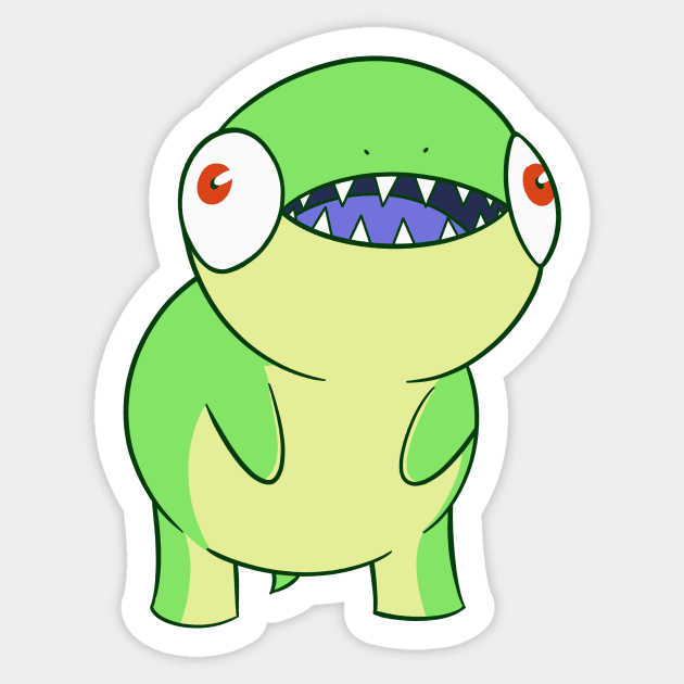 Chomper Sticker by tastelesssandwiches